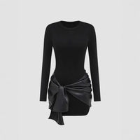 Waist-Sculpt Knot Dress