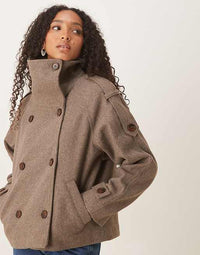 Cropped Trench Coat