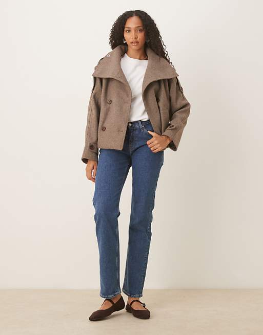 Cropped Trench Coat