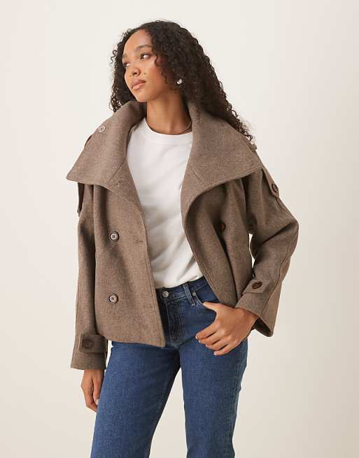 Cropped Trench Coat