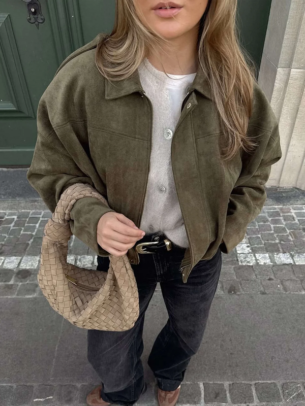 Westmere Suede Bomber