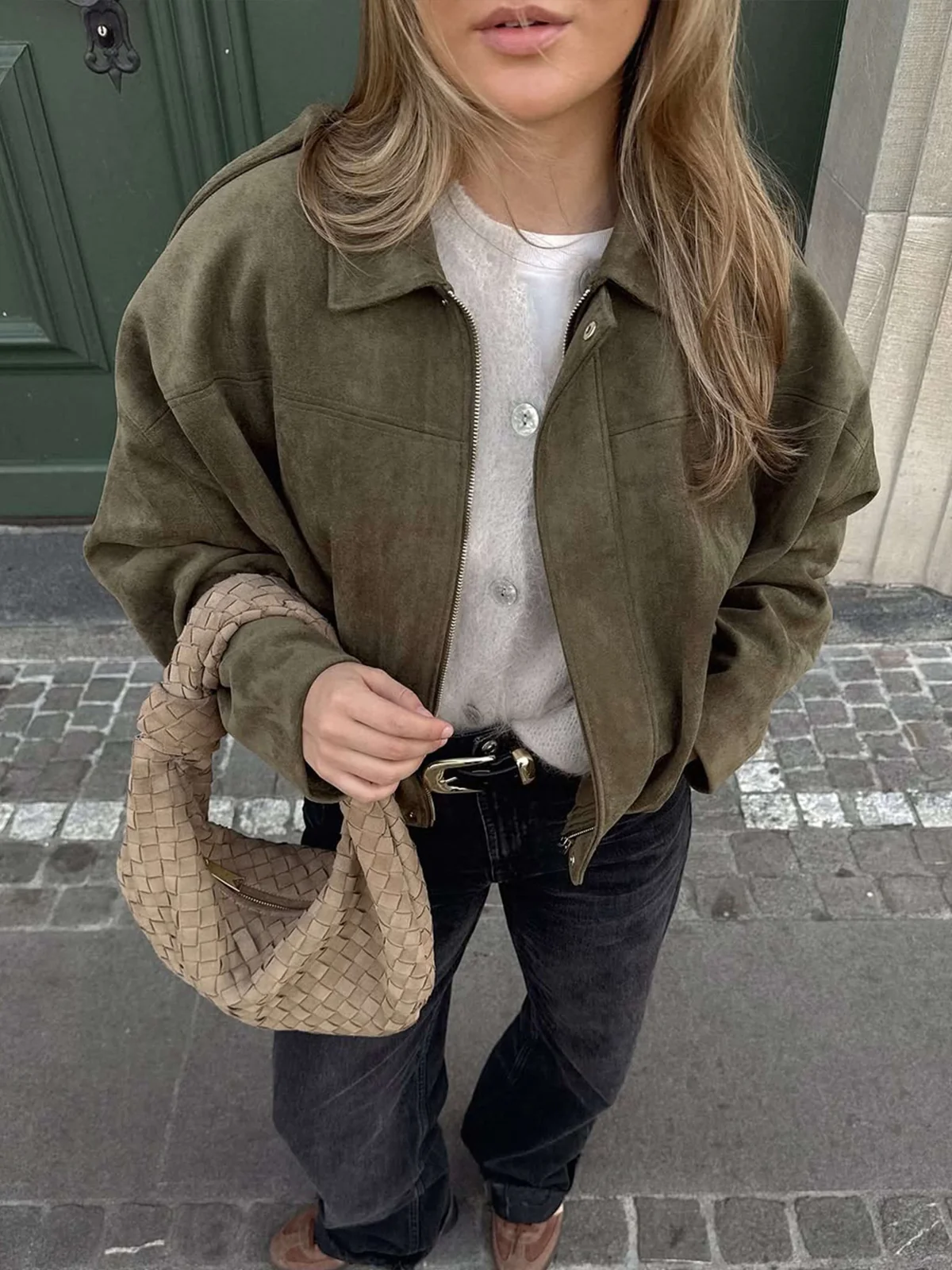 Westmere Suede Bomber