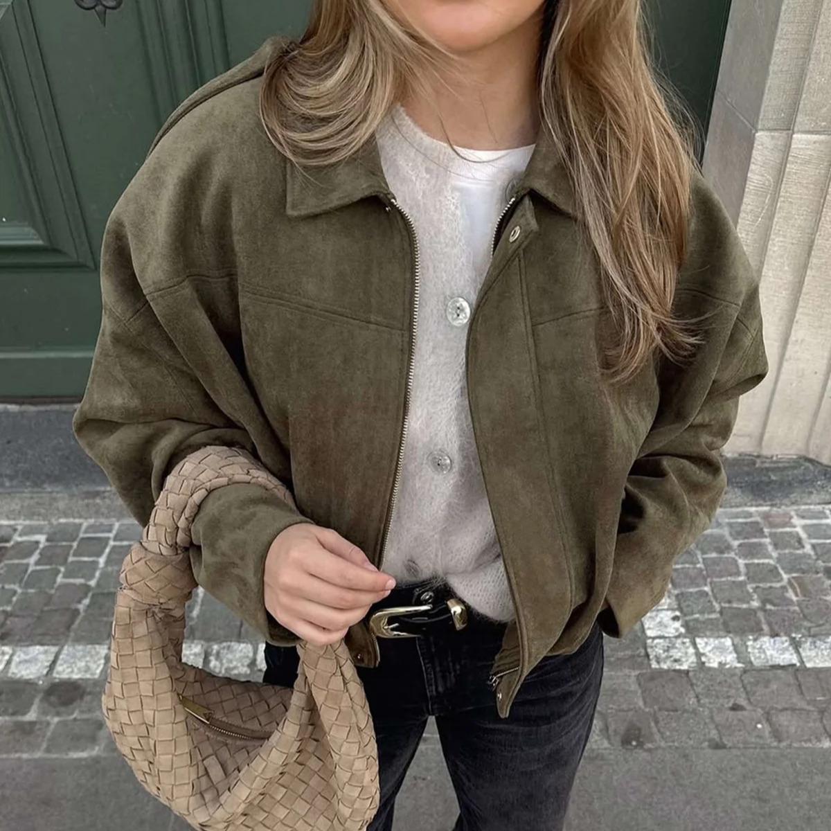 Westmere Suede Bomber