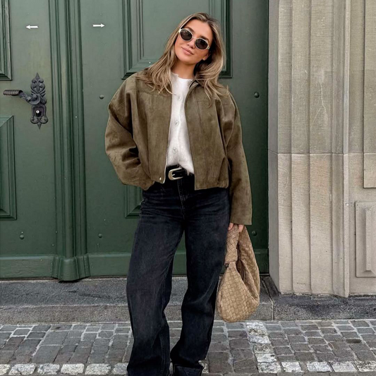 Westmere Suede Bomber