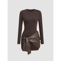 Waist-Sculpt Knot Dress