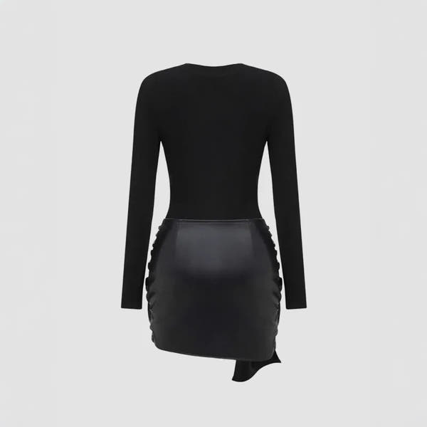 Waist-Sculpt Knot Dress