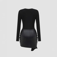 Waist-Sculpt Knot Dress