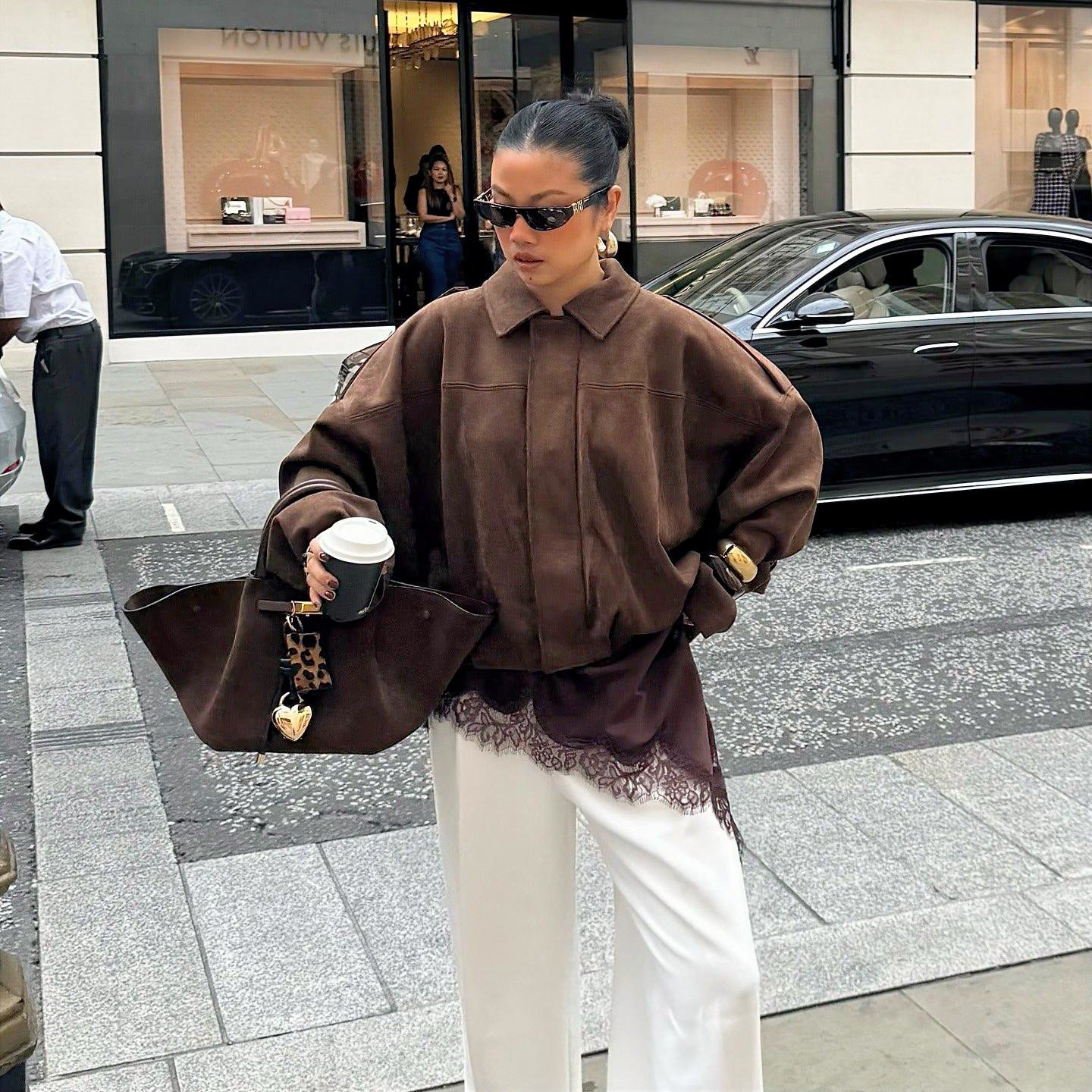 Westmere Suede Bomber