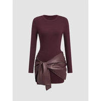 Waist-Sculpt Knot Dress